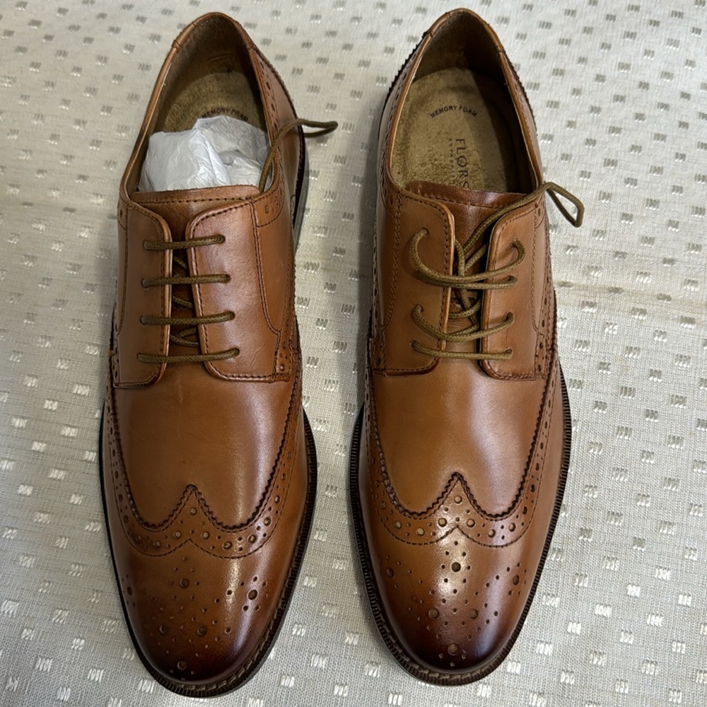 Florsheim Men's  Oxfords Saddle Tan -  Size 8 D - New